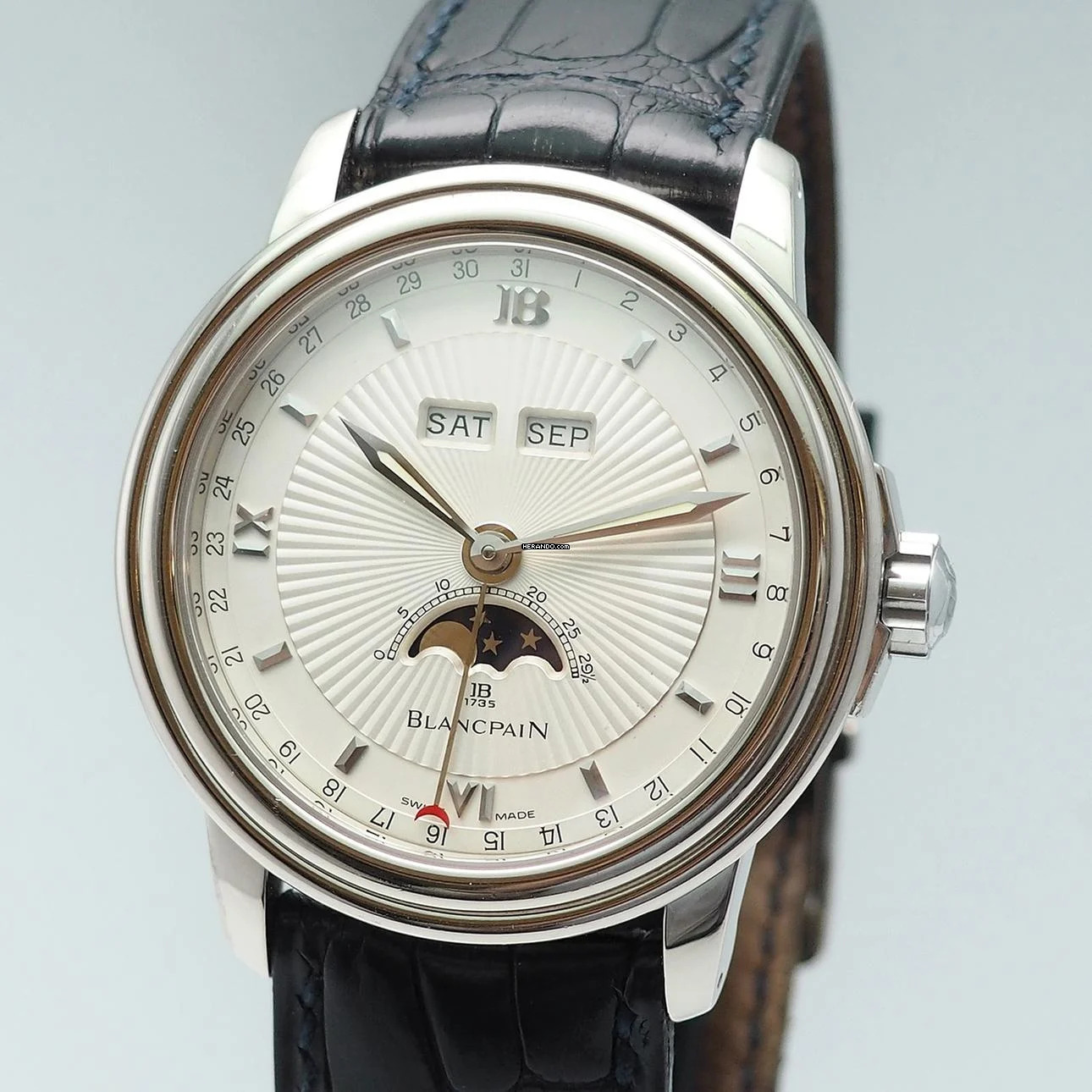 Blancpain Léman Calendar Limited Edition 260th Anniversary Whitegold 18k/750 Ref: 2653 Box+docs