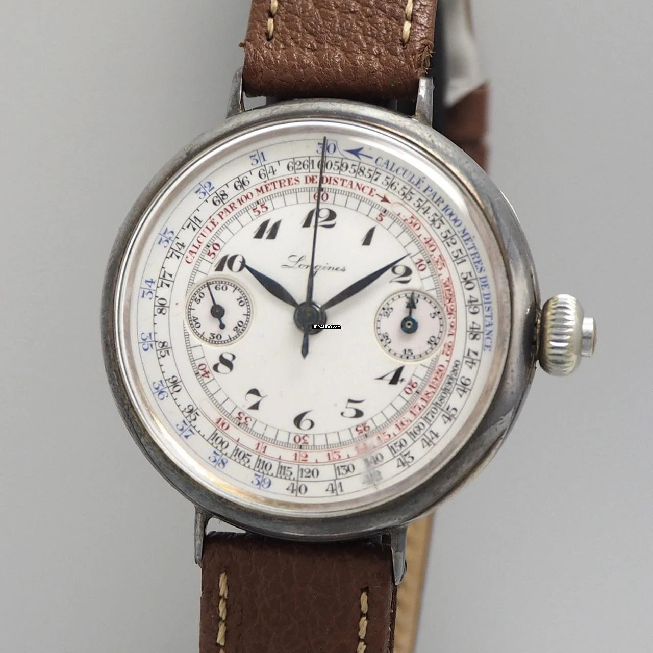 Longines Monopusher Chronograph Vintage Grands Prix 1926 Cal.13.33 very rare