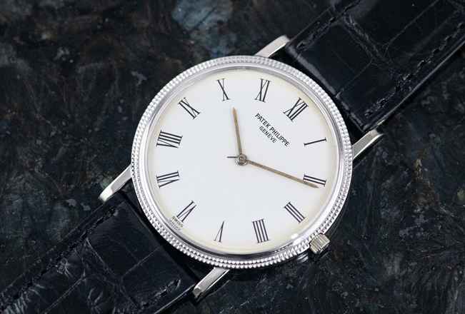  Patek Philippe Calatrava 3520/00D | rare Japan delivery | Whitegold | Full Set 1979 </h1> 