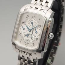 Thumbnail von Glashütte Original Senator Karrée Ewiger Kalender - Stahl Stahl Box/Papiere Full Set