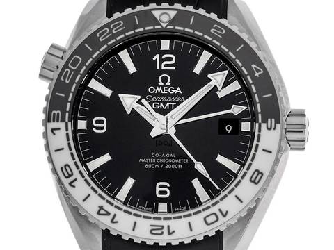  Omega Seamaster Planet Ocean GMT 600M Ref.215.33.44.22.01.001 Full Set Ungetragen 