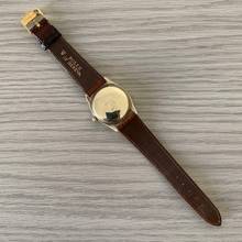 Thumbnail von Rolex Oyster Perpetual 34 6085 Bubbleback Explorer radium dial yellow gold 10KT 1951’s </h1>