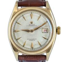 Thumbnail von Rolex Datejust 36 Oyster Perpetual Datejust 6075 Ovettone Ivory dial very rare 1950's </h1>