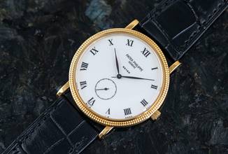 Thumbnail von Patek Philippe Calatrava 3919J | rare Beyer Zurich | Box and Documentation </h1>