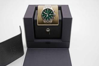 Thumbnail von IWC Fliegeruhr Chronograph Pilot Chronograph Racing Green Edition mit IWC Edelstahlarmband </h1>