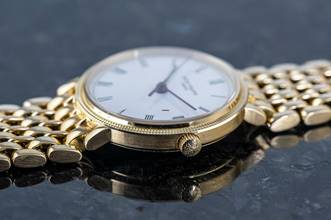 Thumbnail von Patek Philippe Calatrava 3802/200 | Gold bracelet | Certificate 1990 | Yellowgold </h1>