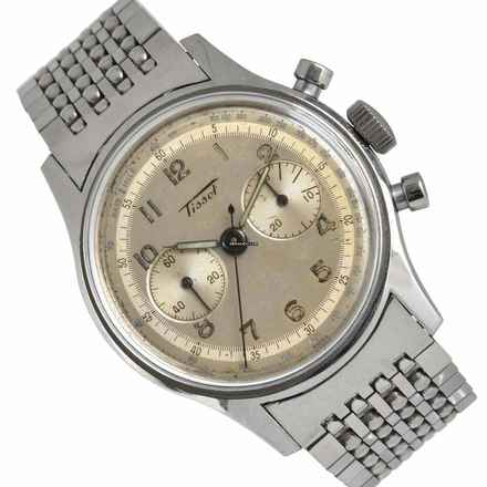  Tissot Chronograph vintage Ivory bicolour dial 1945’s </h1> 