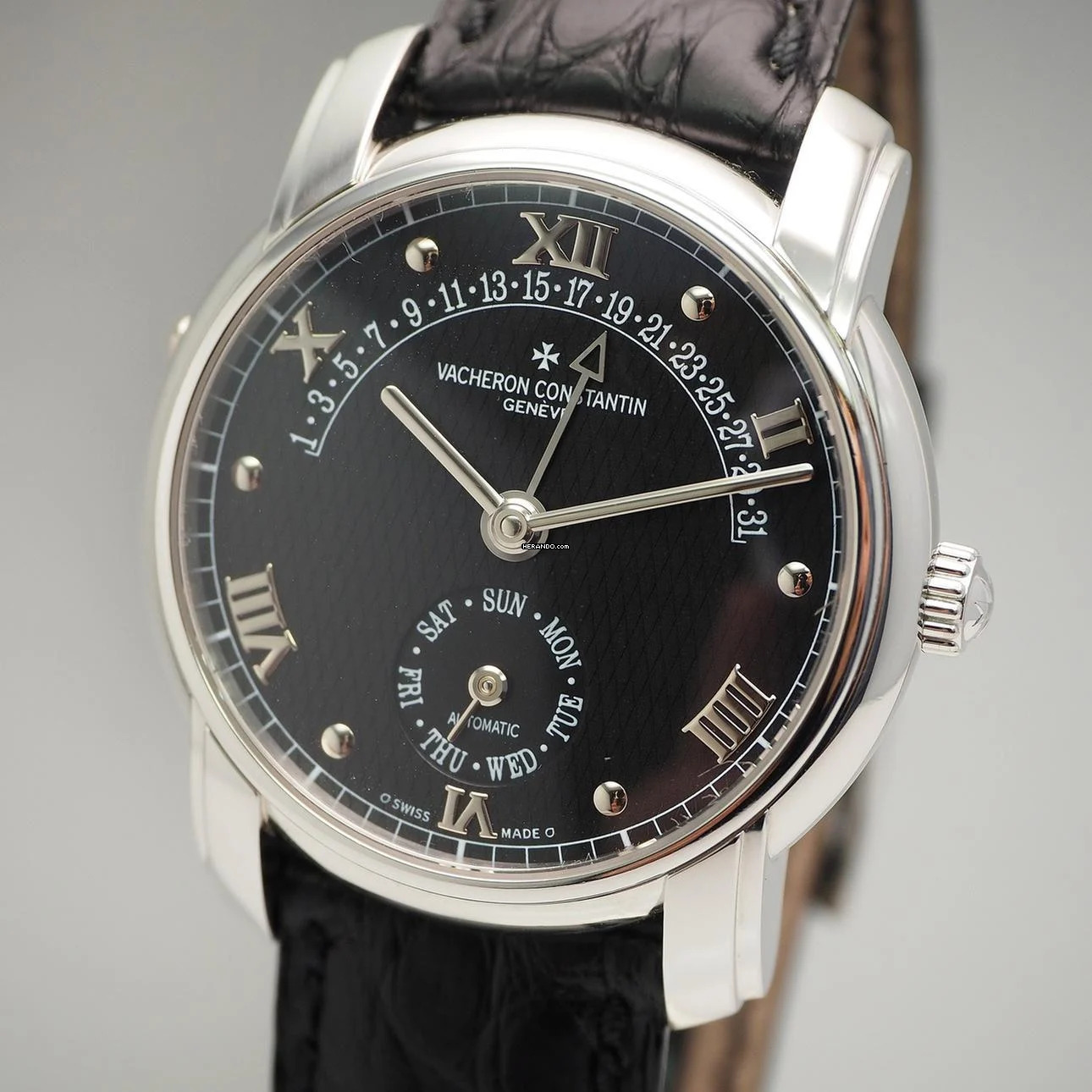 Vacheron Constantin Patrimony Retrograde Platinum 950 47245/000p-8789 Box+Extract