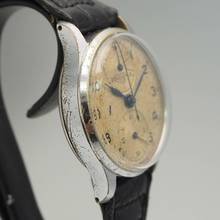 Thumbnail von Heuer Chronograph Vintage 1946 Valjoux 77 Schaltrad Chronograph RARE </h1>
