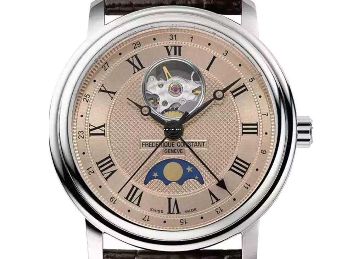 Frederique Constant Classic Heart Beat Mondphase Ref.FC-335MCSALB4P26 2024 Full Set Neu