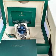Thumbnail von Rolex Datejust 41 126334 Eu 2024 ungetragen unworn blau blue </h1>