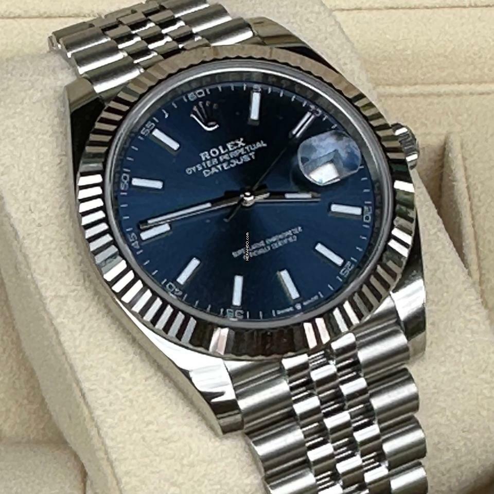 Rolex Datejust 41 126334 Eu 2024 ungetragen unworn blau blue </h1>