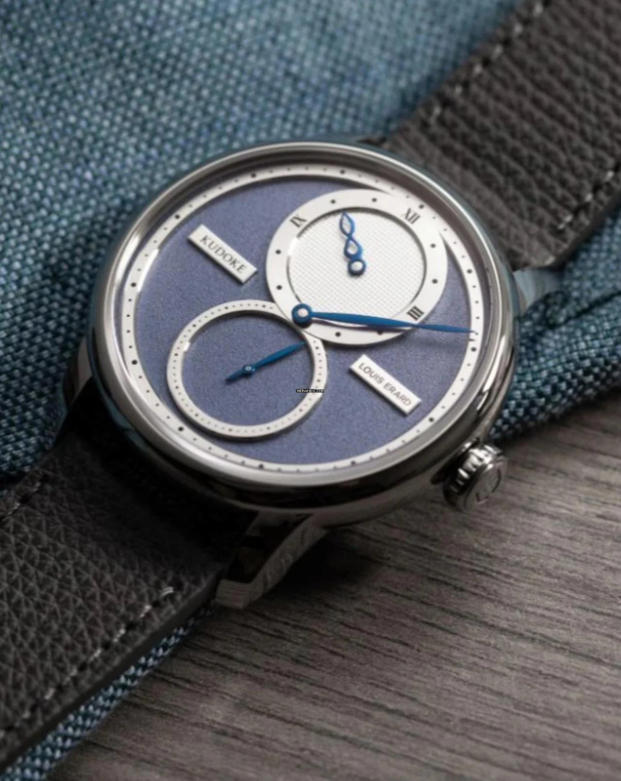 Louis Erard LE RÉGULATEUR LOUIS ERARD X KUDOKE optional in 3 colors limited