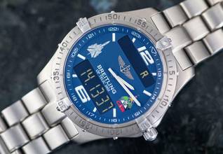 Thumbnail von Breitling Aerospace very rare Aerospace CAW | E75362 | Titanum | 50 Exemplars | 2006 </h1>