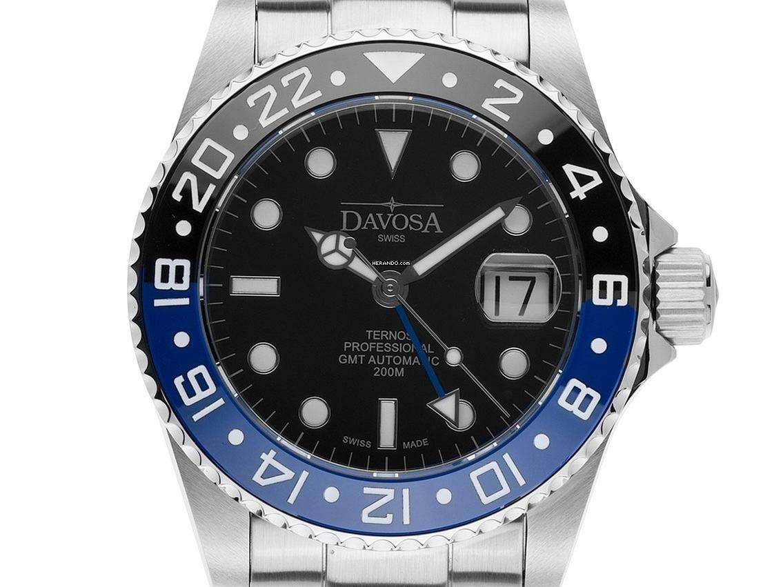 Davosa Ternos Professional TT GMT Diver Ref.161.571.45 Full Set Neu