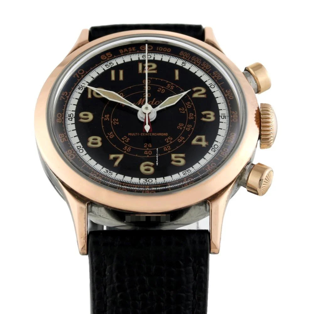 Mido Multifort Multi Centerchrono black dial very rare </h1>