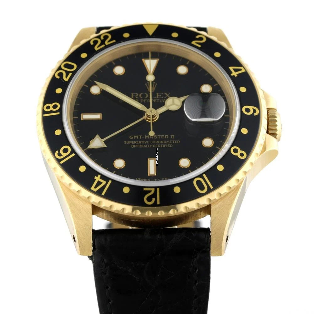Rolex GMT-Master II Yellow Gold Ref.16718 Fullset