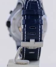 Thumbnail von Audemars Piguet Royal Oak Offshore Chronograph Blue unworn TOP Automatic Glasboden B+P </h1>