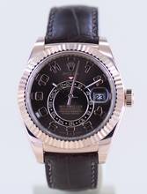 Thumbnail von Rolex Sky-Dweller Roségold Chocolate Dial Herrenuhr 42 mm B+P GMT