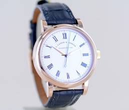 Thumbnail von A. Lange & Söhne Richard Lange Roségold silver roman dial Luxus 40,5mm Hand-Wind B+P rar </h1>