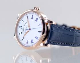 Thumbnail von A. Lange & Söhne Richard Lange Roségold silver roman dial Luxus 40,5mm Hand-Wind B+P rar </h1>