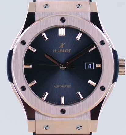 Hublot Classic Fusion Racing Grey 18K Roségold King Gold Racing grey dial 42mm B+P </h1> 