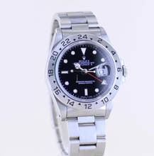 Thumbnail von Rolex Explorer II 16570 black Dial Tritium schwarz Klassiker S-Serie GMT 1995 B+P </h1>