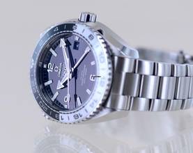 Thumbnail von Omega Seamaster Planet Ocean Co-Axial GMT Black White 43,5 mm Cal. 8906 Diver B+P </h1>