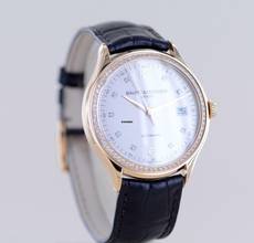 Thumbnail von Baume & Mercier Clifton Roségold Date Diamond Dial Automatic 39mm Dresswatch B+P </h1>