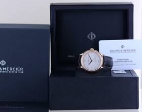 Thumbnail von Baume & Mercier Clifton Roségold Date Diamond Dial Automatic 39mm Dresswatch B+P </h1>