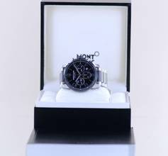 Thumbnail von Montblanc Timewalker Stahl Keramik Chronograph Black Dial Automatic 4810 </h1>