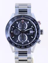 Thumbnail von TAG Heuer Carrera Calibre HEUER 01 Date Chronograph Heuer 01 grey Dial Ceramic 43mm Automatic B+P </h1>