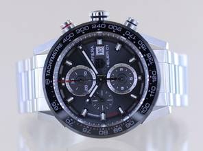 Thumbnail von TAG Heuer Carrera Calibre HEUER 01 Date Chronograph Heuer 01 grey Dial Ceramic 43mm Automatic B+P </h1>