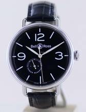 Thumbnail von Bell & Ross Vintage Heritage Steel Automatic 45mm black Dial Power Reserve Flieger B+P