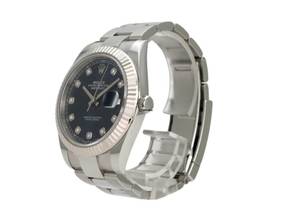 Thumbnail von Rolex Datejust 41 Edelstahl Weißgold 126334 Blau Diamant </h1>