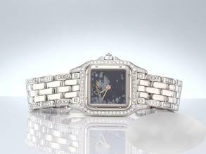 Thumbnail von Cartier Panthère Weissgold 750 Obsidian Diamanten Damen 18kt White Gold </h1>
