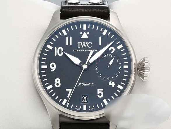  IWC Große Fliegeruhr Big Pilot Grosse Fliegeruhr 46mm Iw501001 2020 Automatik Edelstahl Stahl Steel Black Dial </h1> 