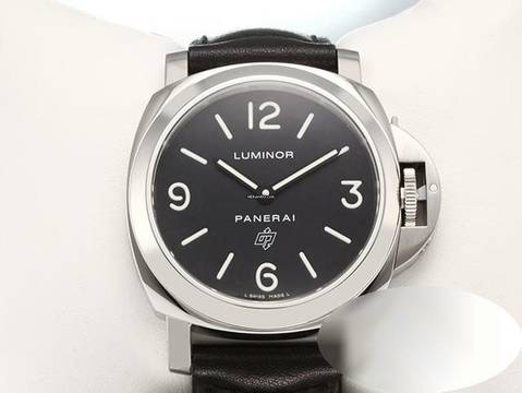  Panerai Luminor Base Logo Marina Base Logo 44mm Pam00000 2015 Edelstahl Handaufzug Steel Black Dial </h1> 