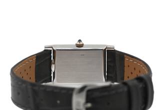 Thumbnail von Vacheron Constantin Tank Rare Vintage from 1966 18K White Gold Diamonds