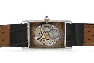 Thumbnail von Vacheron Constantin Tank Rare Vintage from 1966 18K White Gold Diamonds