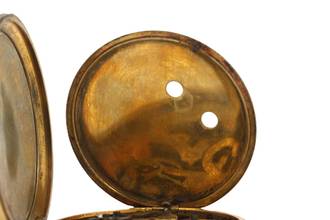 Thumbnail von Leo Juvet Huge Antique Pocket Watch Chinese Market Enamel Ultra Rare