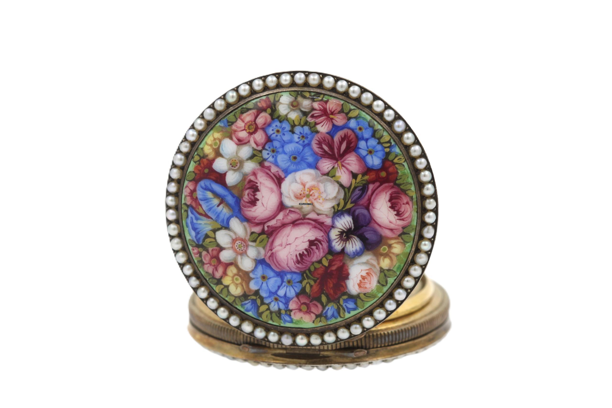 Bovet Fleurier Antique Pocket Watch Chinese Market Enamel Ultra Rare