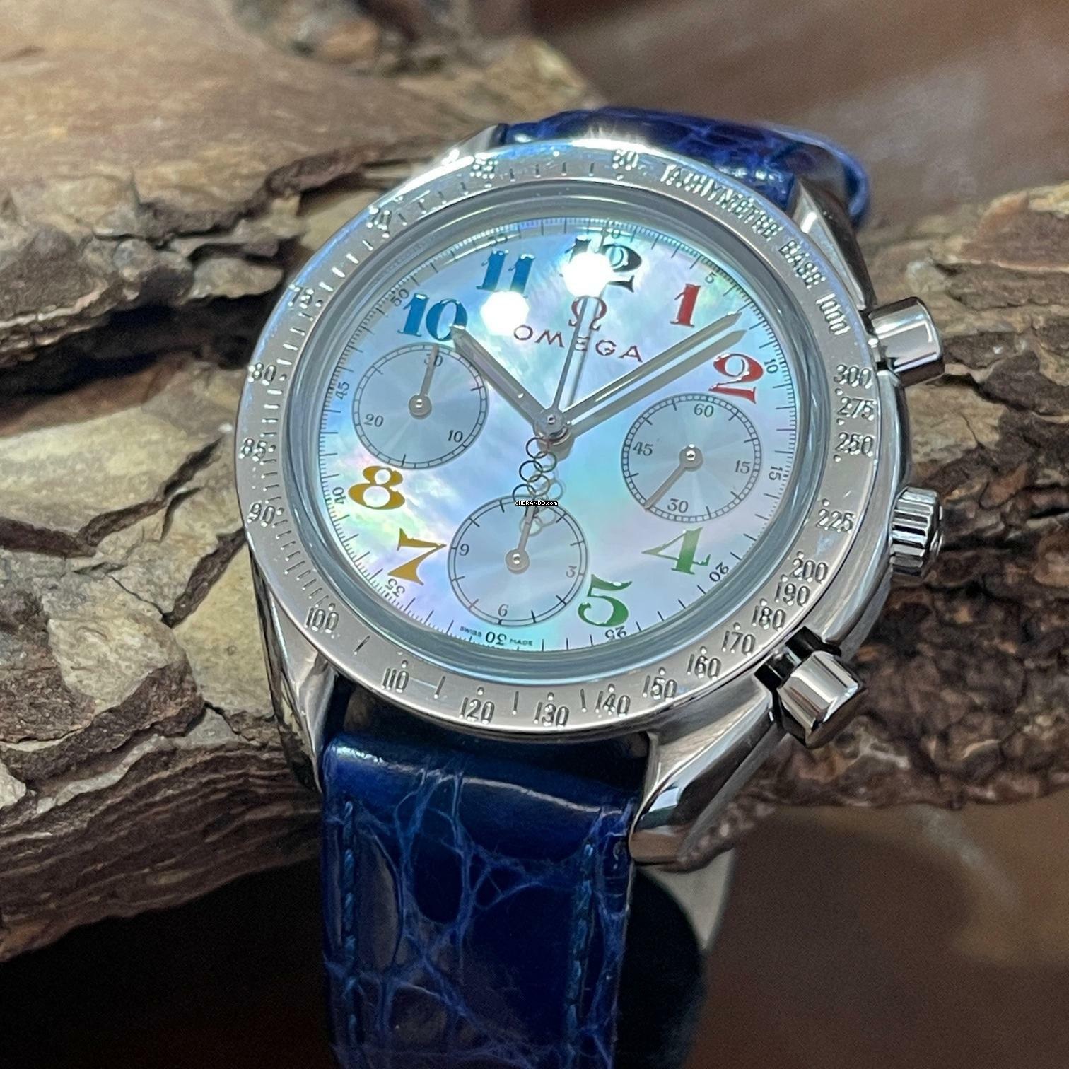 Omega Speedmaster Reduced Speedmaster Reduced Olympic Ltd. - Perlmutt Zifferblatt - Ref. 3836.70.36 </h1>