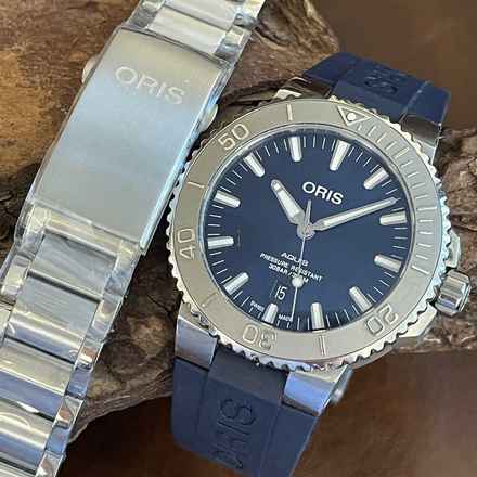 Oris Aquis Date Aquis Date - FULLSET 2022 - Ref. 0173377304115 </h1> 