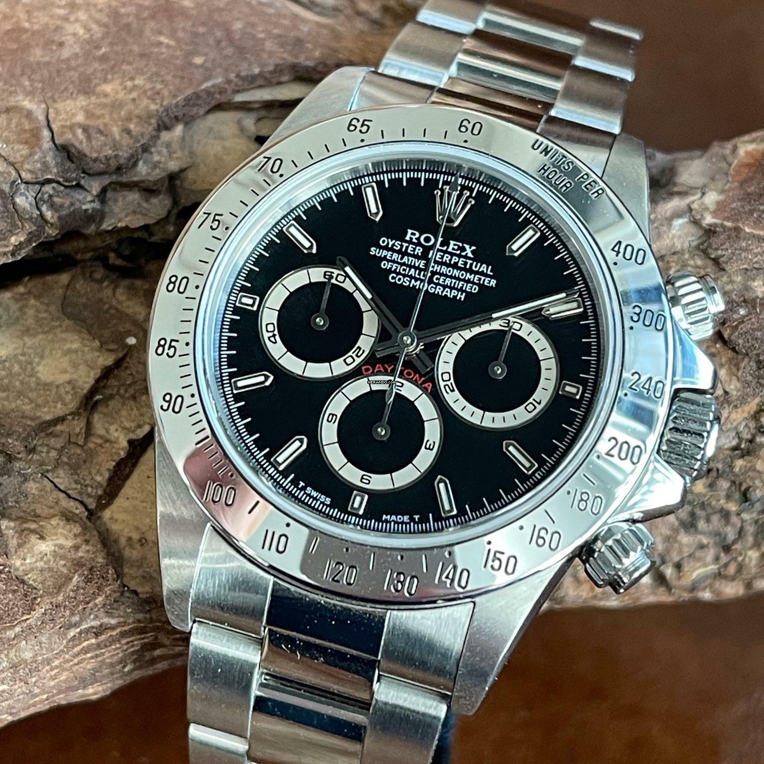 Rolex Daytona Daytona Zenith Tritium Dial - Patrizzi light - FULLSET LC100 - Ref. 16520 </h1>