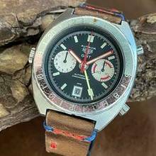 Thumbnail von Heuer Autavia GMT - Kal. 14 - Vintage - Ref. 11630 - PERFECT PATINA </h1>