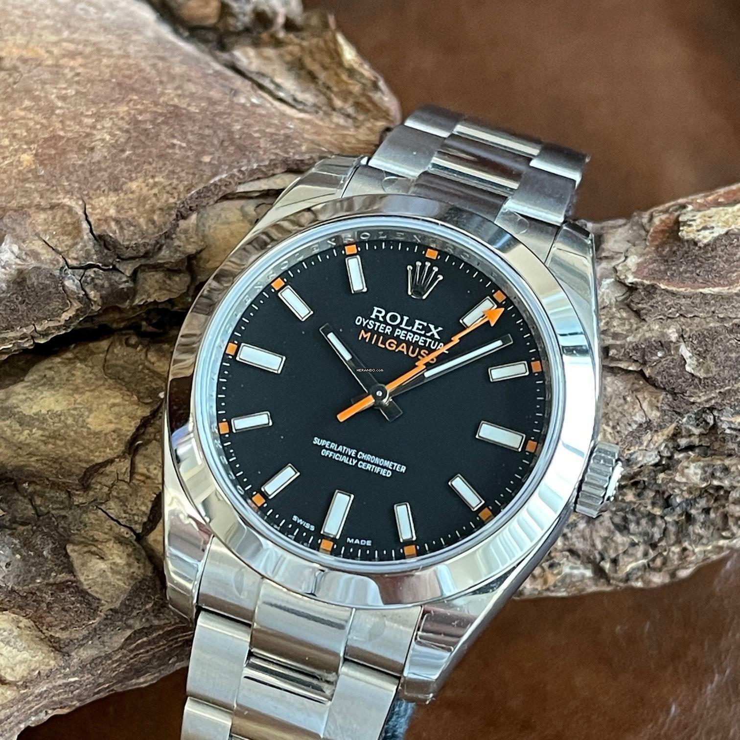 Rolex Milgauss Milgauss - FULLSET 2008 LC127 - Ref. 116400 - VERKLEBT </h1>
