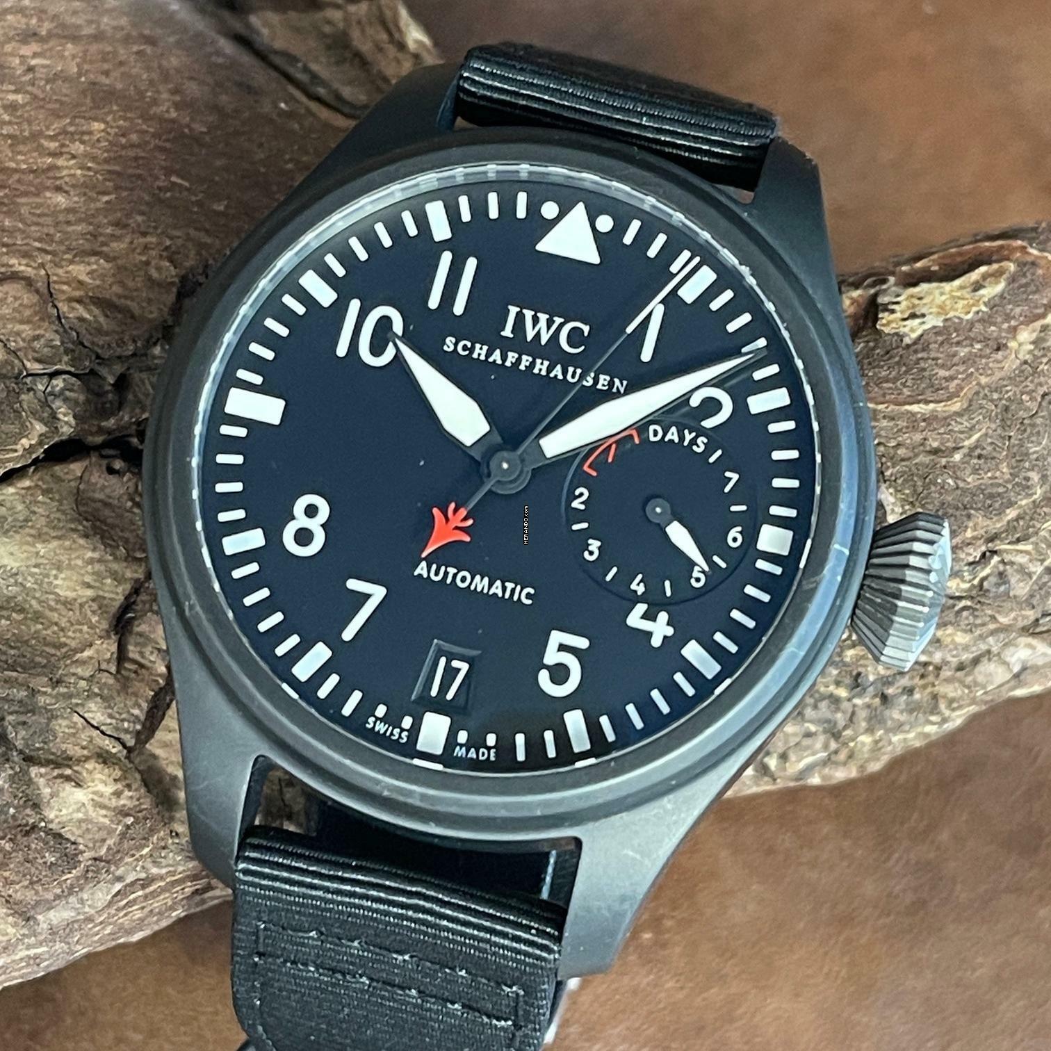 IWC Große Fliegeruhr Top Gun Top Gun Big Pilot - Keramik - 7-Tage - Ref. IW501901