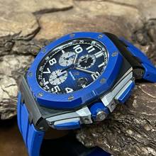 Thumbnail von Audemars Piguet Royal Oak Offshore Chronograph Chrono 44 - FULL SET 2022 - Ref. 26405CE.OO.A030CA.01