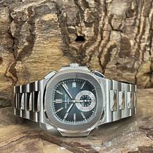 Thumbnail von Patek Philippe Nautilus Chronograph - Ref. 5980/1 - FULL SET 2012 LC100 </h1>
